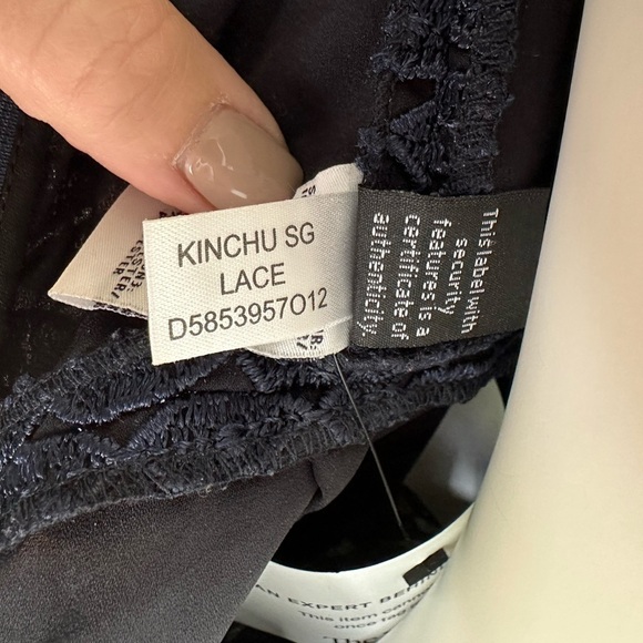 WOMEN’S DVF DIANE VON FURSTENBERG KINCHU SG LACE COCKTAIL SHEATH DRESS SMALL - Picture 12 of 13